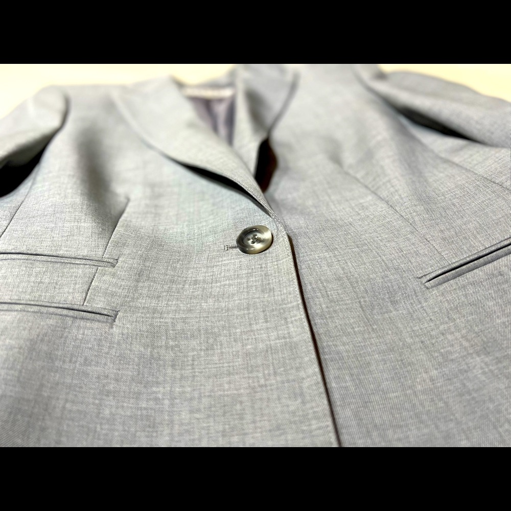 Grey Blueish Blazer by Jones Studio // 8 - Picture 7 of 9